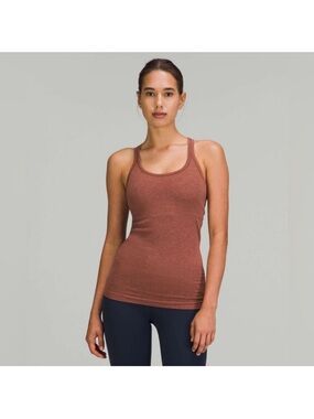 lululemon athletica Ribbed Tank Top - Brown Rust